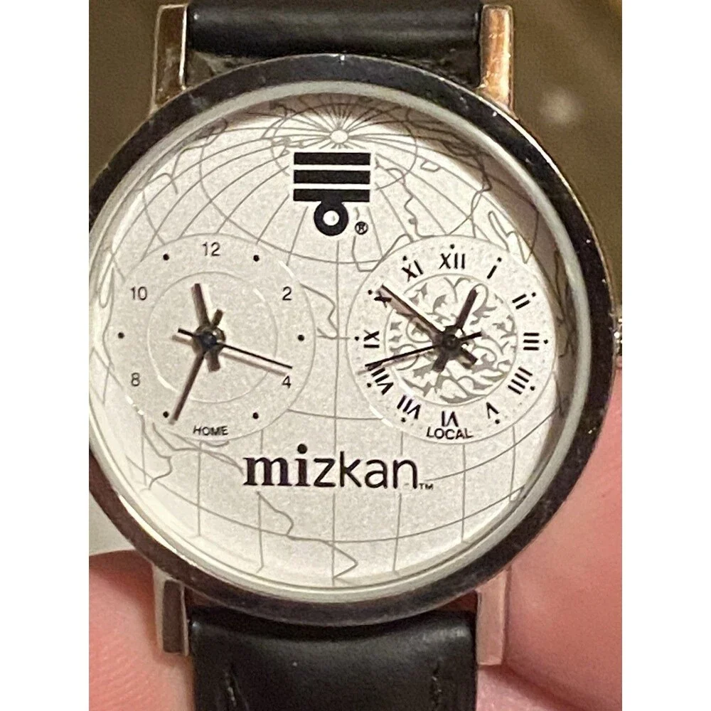 Mizkan Global Conference 2006 Dual Time Zone Watch Japanese Movt World Map Promo